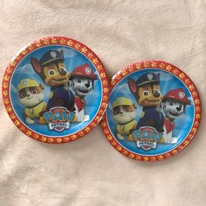 NWT Paw Patrol Plates